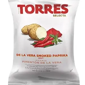 De La Vera Hot Smoked Paprika Potato Chips, Torres-150g