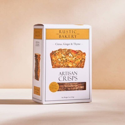 Citrus, Ginger &amp; Thyme  Artisan Crisps, Rustic Bakery