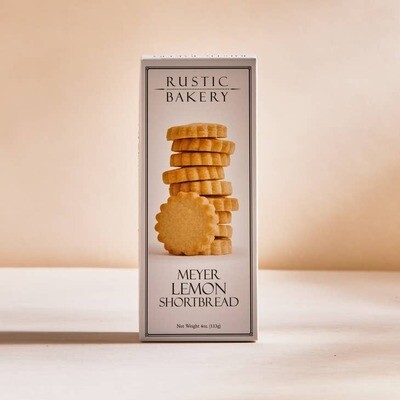 Meyer Lemon Shortbread, Rustic Bakery