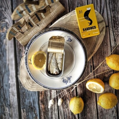 Sardines w/Lemon in OO, Ati Manel-125g