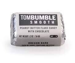 Smooth Chocolate Covered Peanut Butter Flake Candy, Tom Bumble-1.2oz