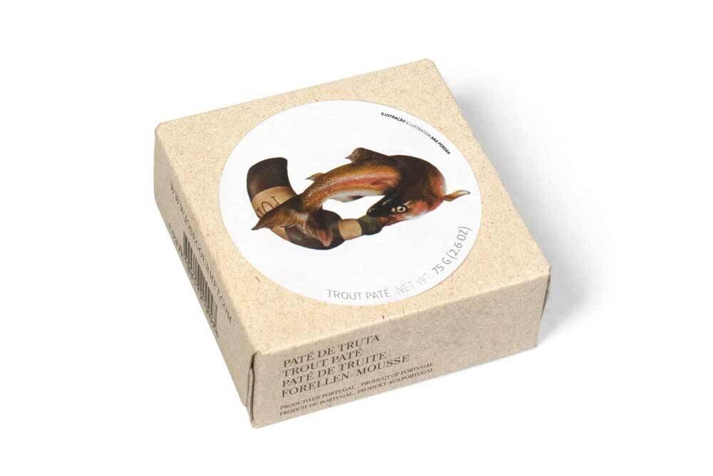 Trout Pâté w/Port Wine, José Gourmet-75g