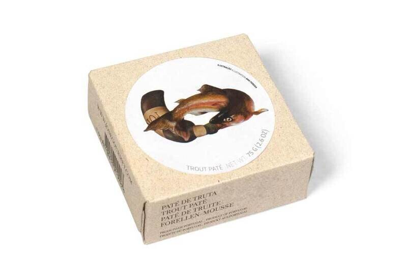 Trout Pâté w/Port Wine, José Gourmet-75g