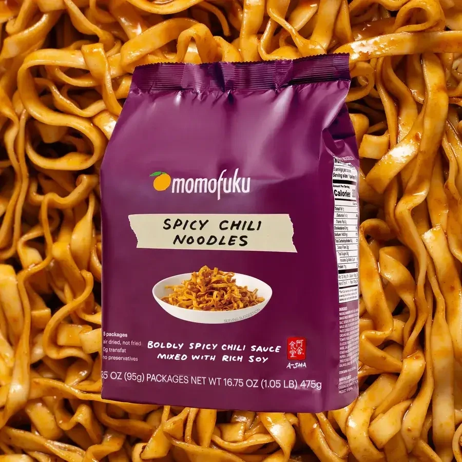Spicy Chili Noodles, Momofuku-5pk