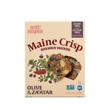 Olive &amp; Za'atar Crisps, Maine Crisp