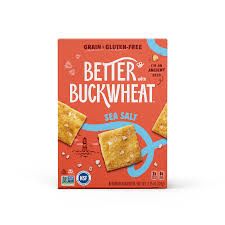 Sea Salt Crackers (Gluten Free), Better with Buckwheat