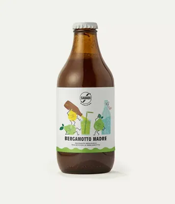 Bergamotto Madre (Bergamot Soda Mix), Sabadi Organic -333ml