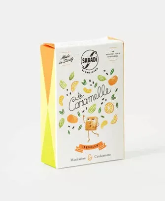Dedella Hard Candy w/ Orange Blossom Honey, Mandarin, &amp; Cardamom, Sabadi-40g