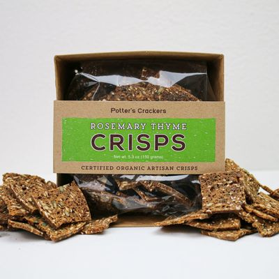 Artisan Crisp Rosemary &amp; Thyme, Potter&#39;s Organic
