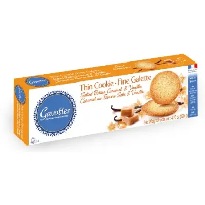 Salted Butter Caramel &amp; Vanilla, Gavottes-120g