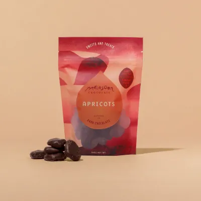 Apricots covered in Dark Chocolate, Monsoon-150g