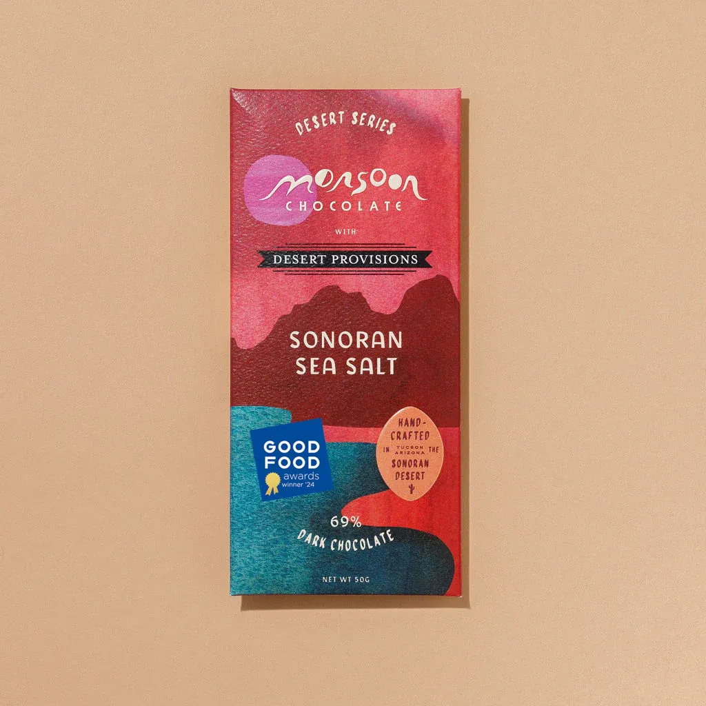 Sonoran Sea Salt Dark Chocolate 69%, Monsoon-50g