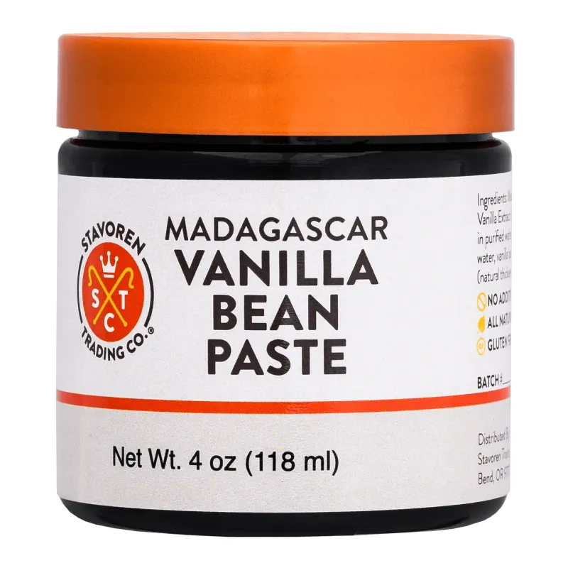 Madagascar Vanilla Bean Paste, Stavoren Trading Co- 4oz