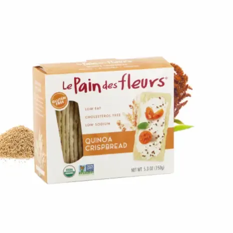 Quinoa Crackers (Gluten Free), Le Pain des Fleurs