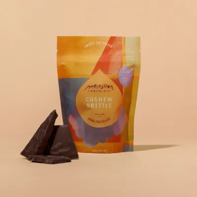 Cashew Brittle covered in Dark Chocolate-200g