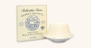 Ricotta Basket (Whole Milk), Bellwether-12oz