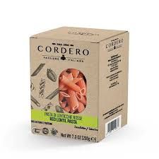Lentils Penne (Organic, Gluten Free), Cordero- 200gr