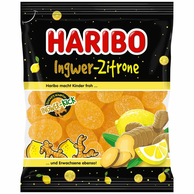 Ginger-Lemon Haribo (Germany)-160g 