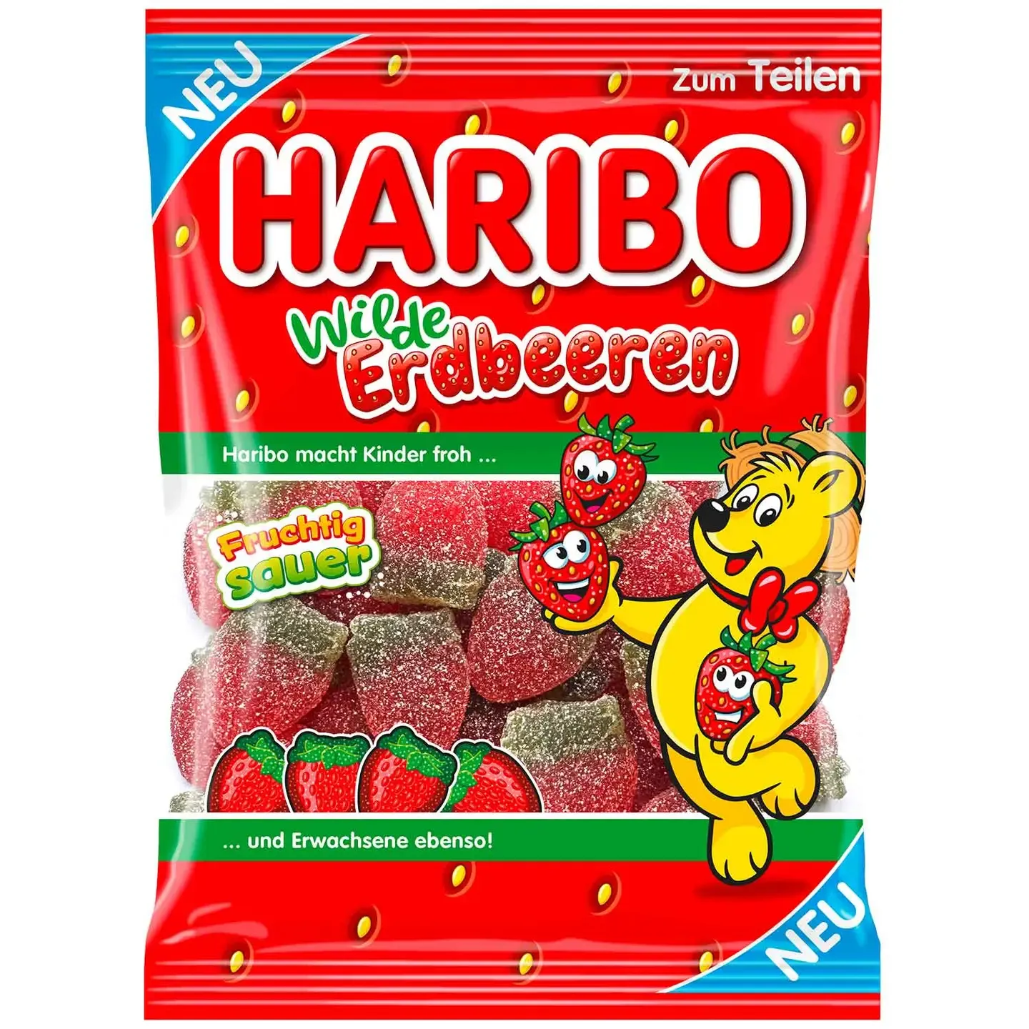 Wilde Erdbeeren Haribo (Germany)-175g