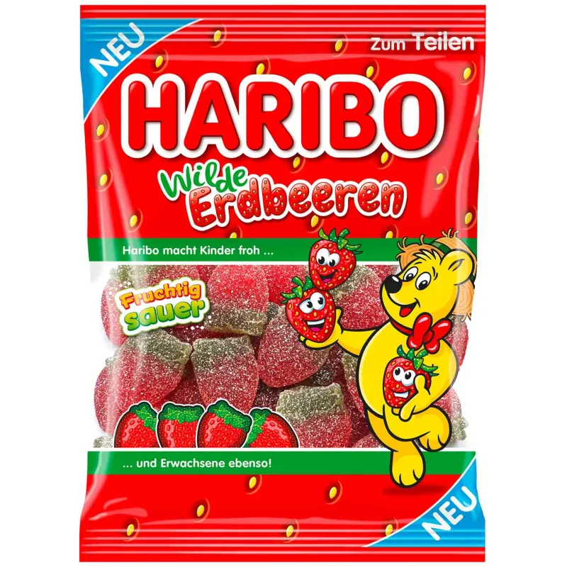 Wilde Erdbeeren Haribo (Germany)-175g