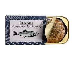 No 1 Norwegian Sea Herring Smoked w/ W. Pepper &amp; Ramson, Fangst-100g