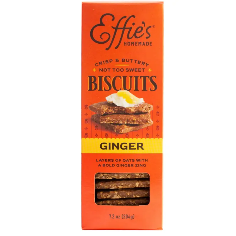 Ginger Biscuit, Effie&#39;s Homemade-7.2 oz