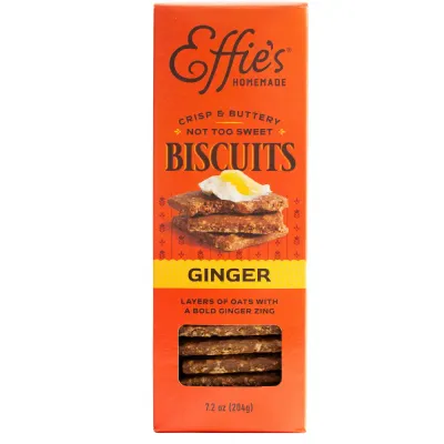 Ginger Biscuit, Effie&#39;s Homemade-7.2 oz
