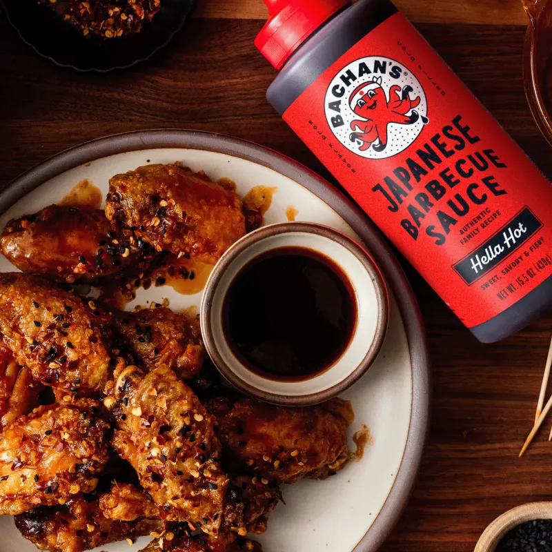 Hella Hot Japanese BBQ Sauce, Bachan's-17oz