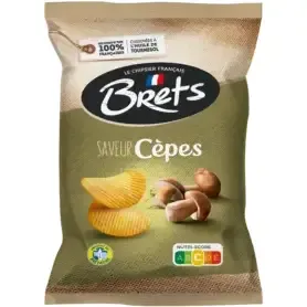Cèpes (Porcini) Potato Chips, Brets-125g
