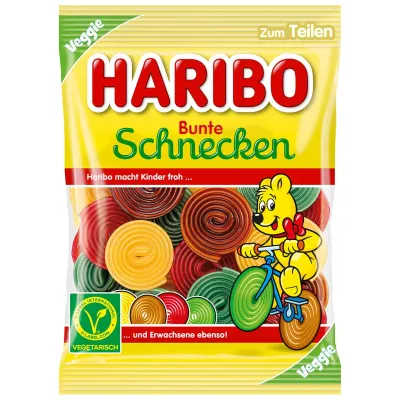 Bunte Schnecken, Haribo-160g