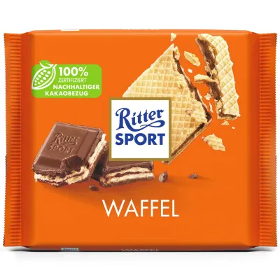 Waffle Chocolate, Ritter Sport-100g