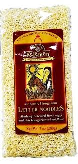 Letter Noodles, Kelemen-200g