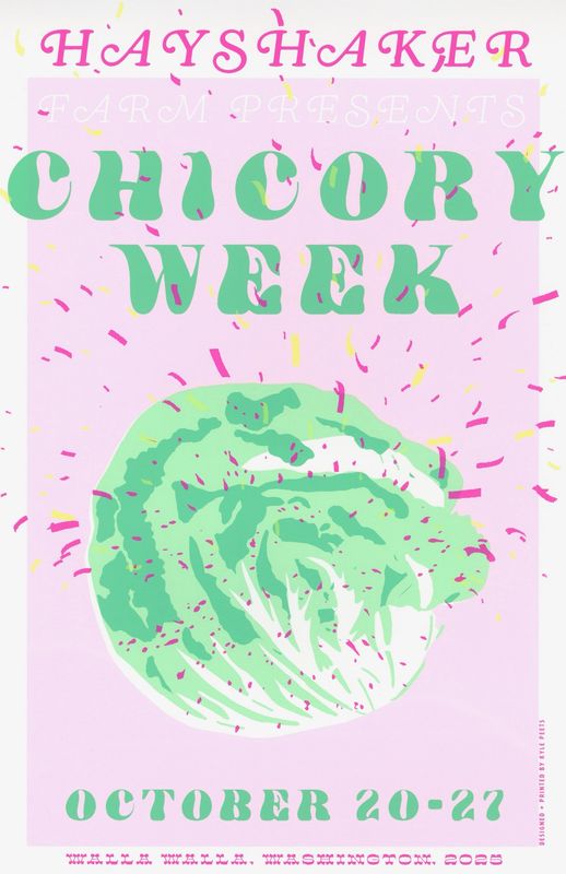 Chicory Poster, Hayshaker Farm