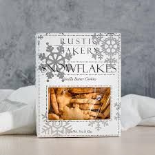 Vanilla Snowflake Cookies, Rustic Bakery