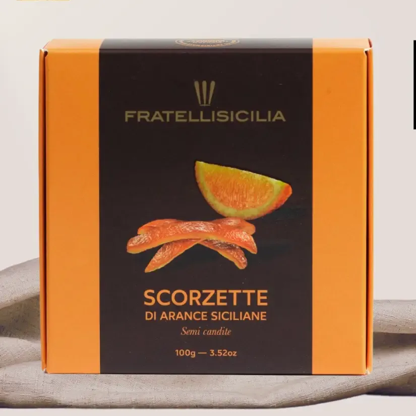 Sicilia Orange Peels Box, Fratelli-165g