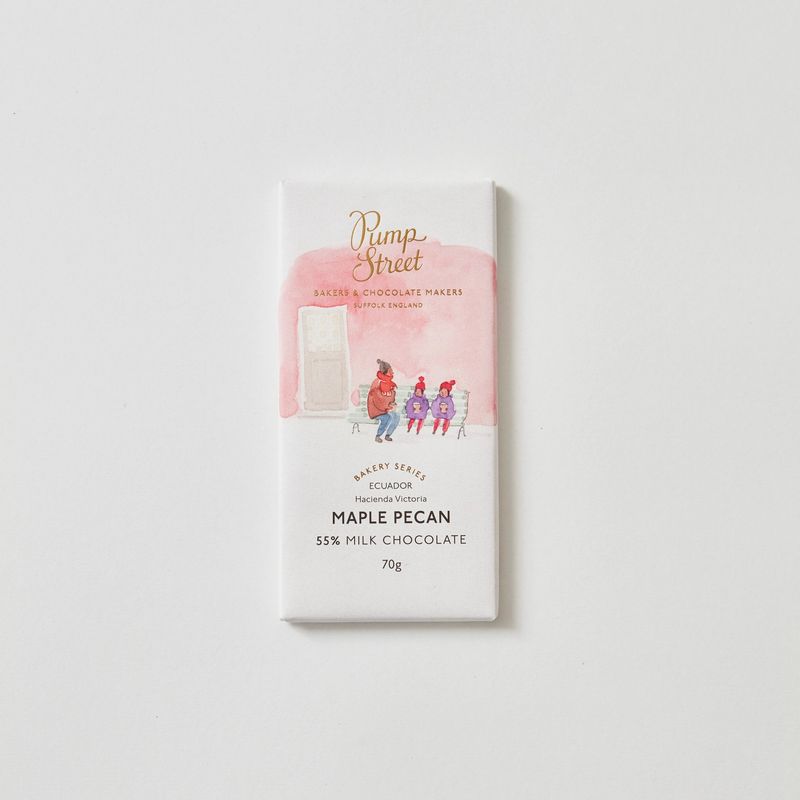 Maple Pecan (55%), Pump Street- 70g