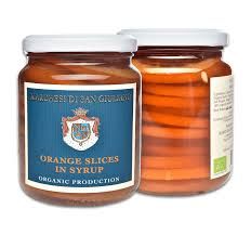 Sicilian Blood Orange Slices in Syrup, San Giuliano- 16.3oz