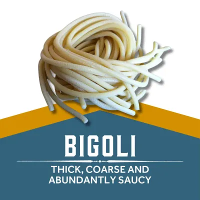 Bigoli, Organic Durum Semolina Pasta, Sfoglini