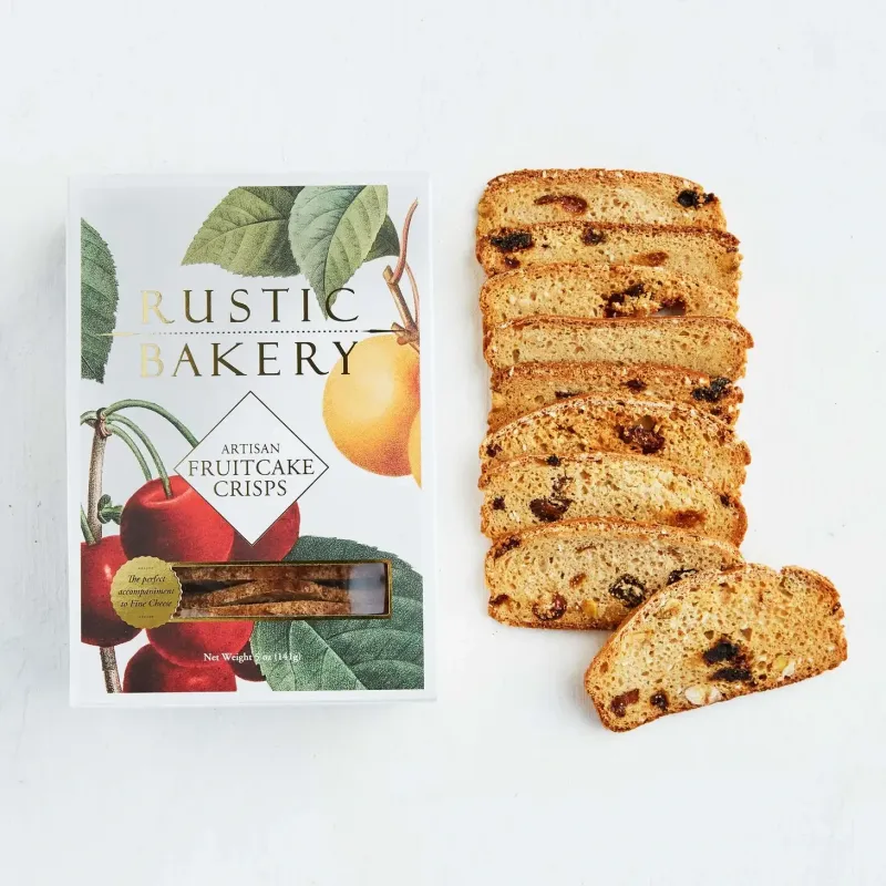 Artisan Fruitcake Crisps (Christmas), Rustic Bakery