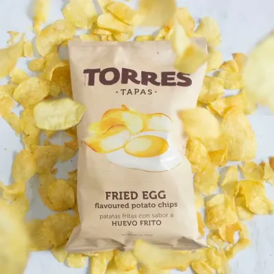 Fried Egg Potato Chips, Torres-125g