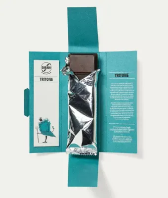 Tritone-Organic Modica Chocolate w/ Flower of Salt 85%, Sabadi-50g