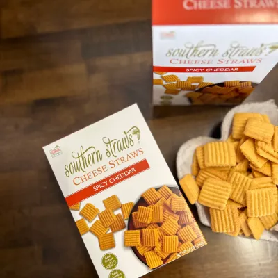 Spicy Cheese Straws, Southern Straws-4.5oz