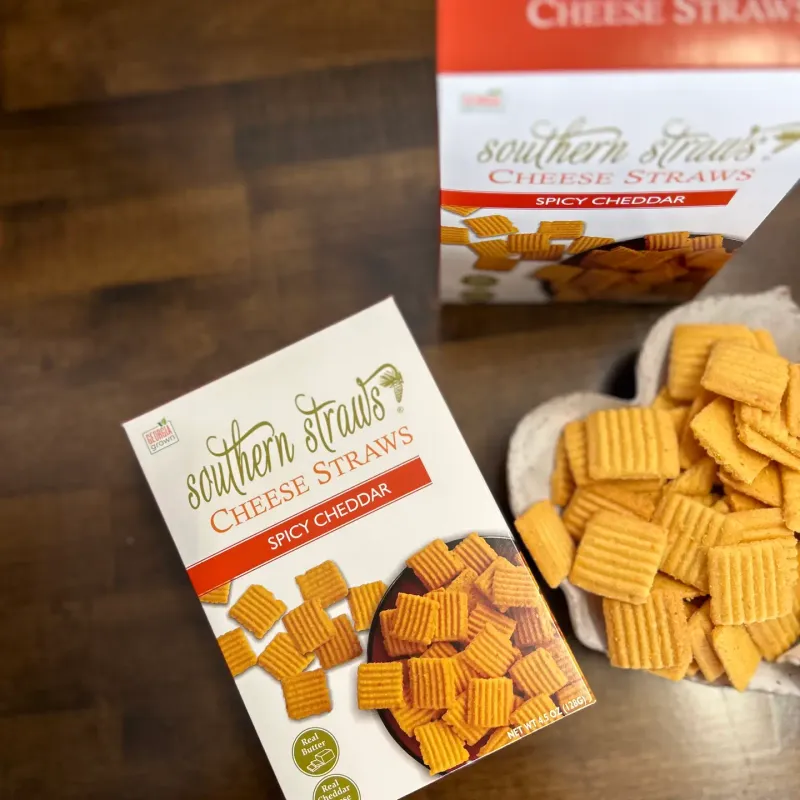 Spicy Cheese Straws, Southern Straws-4.5oz