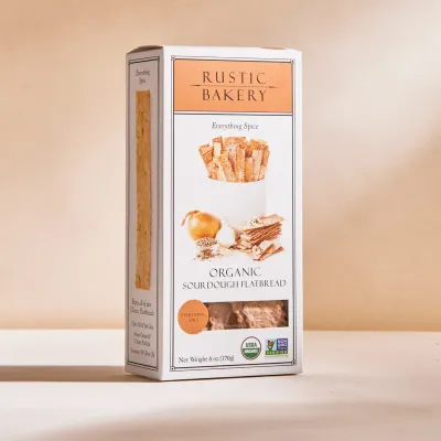 Everything Spice Flatbread, Rustic Bakery