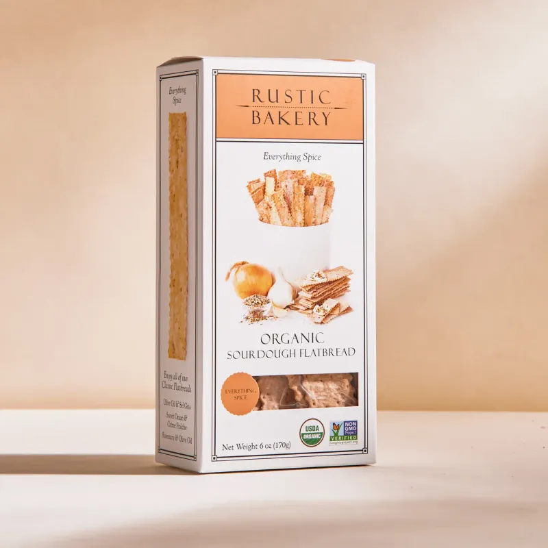 Everything Spice Flatbread, Rustic Bakery