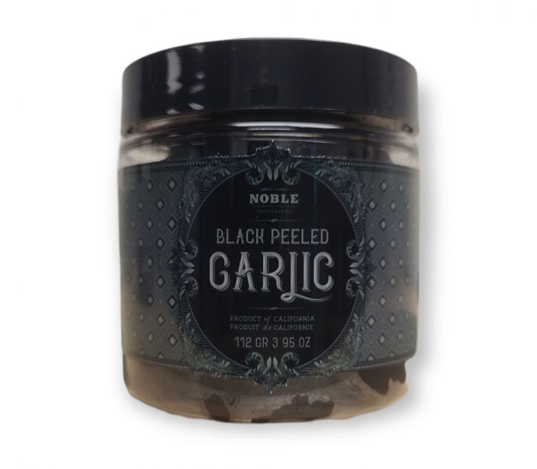 Black Garlic Peeled, Noble Handcrafted- 4 oz.