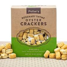 Rosemary Thyme Oyster Crackers, Potter's Organic