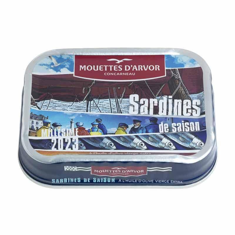 Sardines Vintage 2023 Season, Les Mouettes d'Arvor -115g