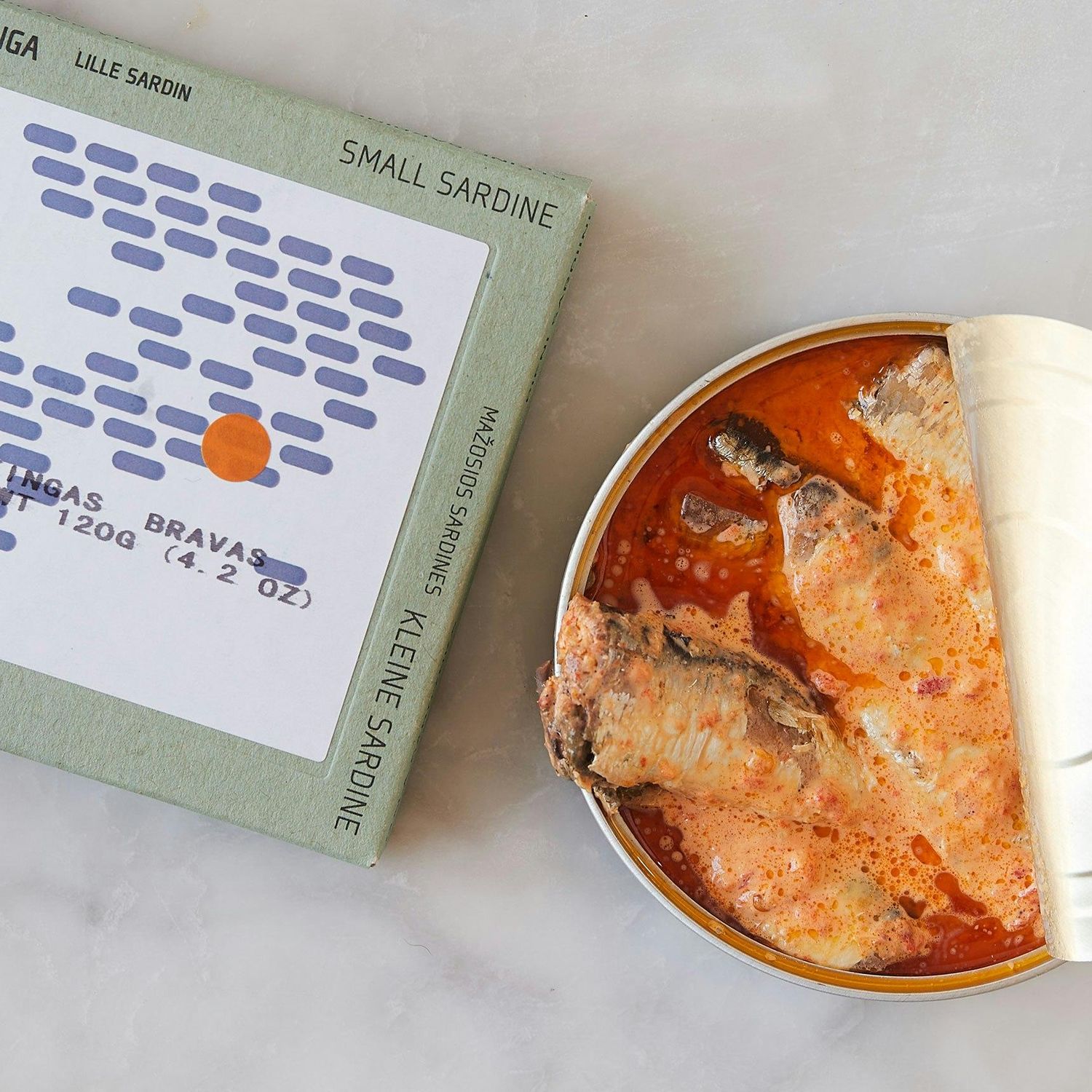 Small Sardines "Brava" Sauce, ABC+ -120g