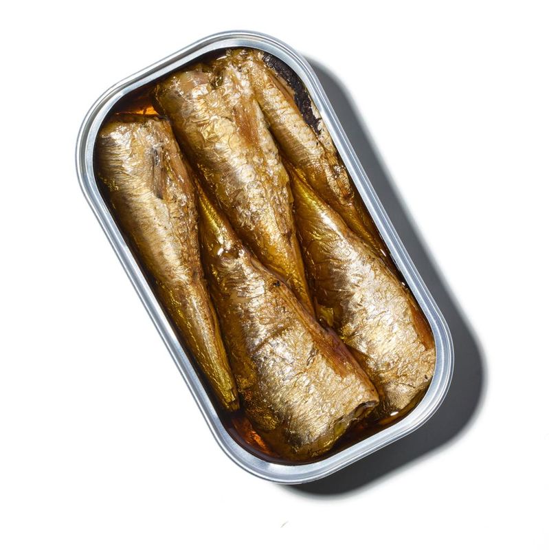 Smoked Sardines in Organic Olive Oil and Sea Salt, Nice Cans -120g